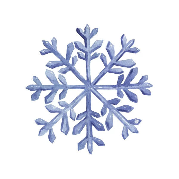 Το σύμβολο των Χριστουγέννων χειμερινών διακοπών σε στυλ υδροχρώματος απομονωμένες — Φωτογραφία Αρχείου