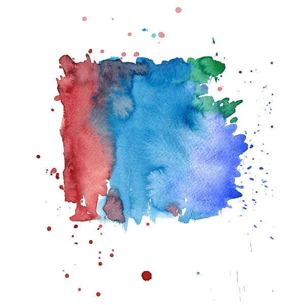 Sulu Boya renkli doku illüstrasyon.