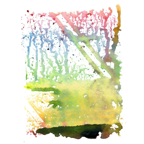 Aquarell bunte Textur Illustration. — Stockfoto