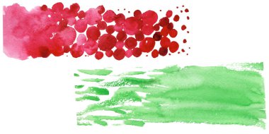 Sulu Boya renkli doku illüstrasyon.