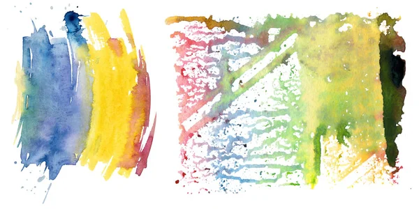 Sulu Boya renkli doku illüstrasyon. — Stok fotoğraf