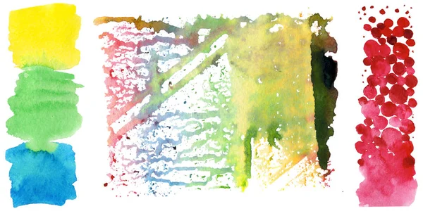 Aquarell bunte Textur Illustration. — Stockfoto