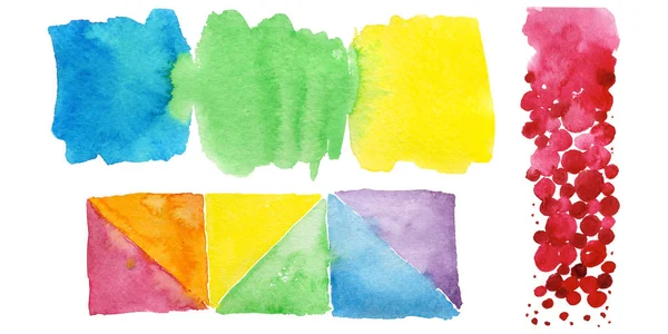 stock image Watercolor colorful texture illustration.