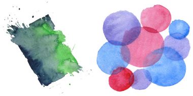 Sulu Boya renkli doku illüstrasyon.