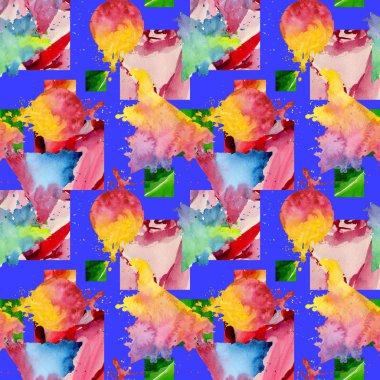 Kır çiçeği gül çiçek deseni suluboya tarzında.