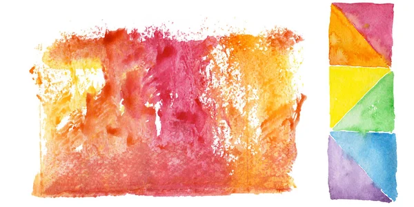 Illustration de texture colorée aquarelle . — Photo