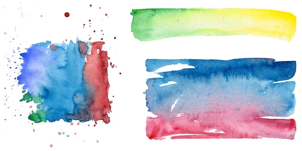 Sulu Boya renkli doku illüstrasyon.