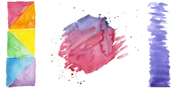 Illustration de texture colorée aquarelle . — Photo