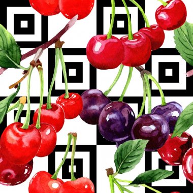 Doku için kiraz desen