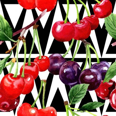 Arka plan için kiraz desen