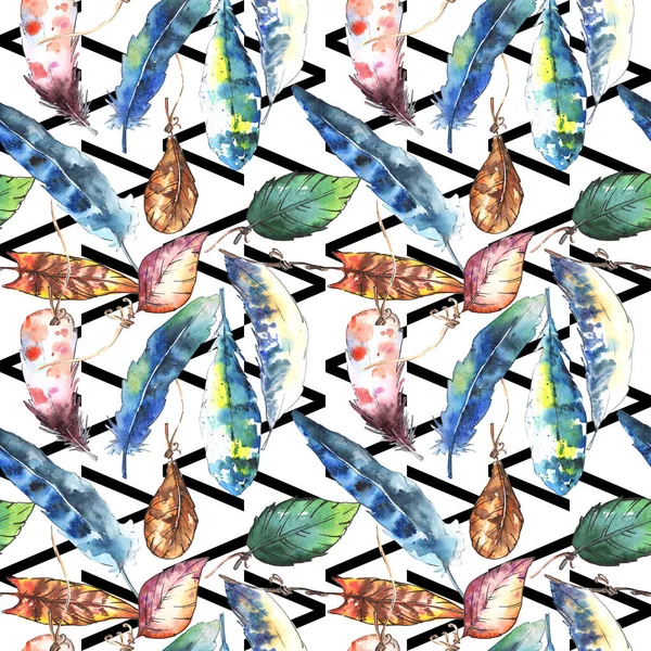 Aquarelle tüy arka planı için