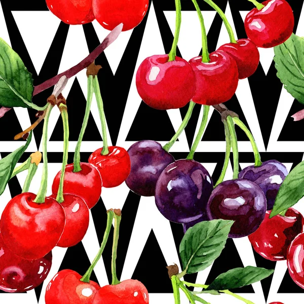 Arka plan için kiraz desen