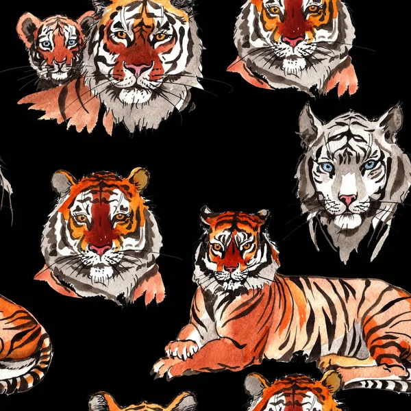 Patrón de tigres exóticos —  Fotos de Stock
