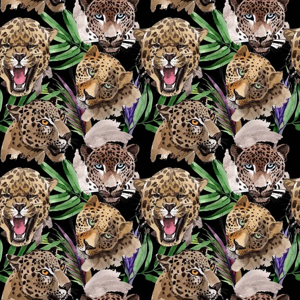 Egzotikus leopárdok minta — Stock Fotó