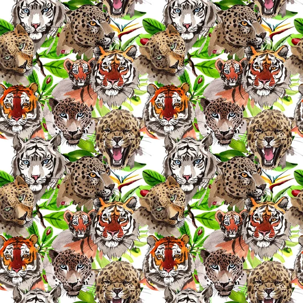 Exotic tigers pattern — Stock Photo, Image