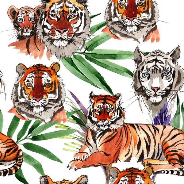 Exotic tigers pattern