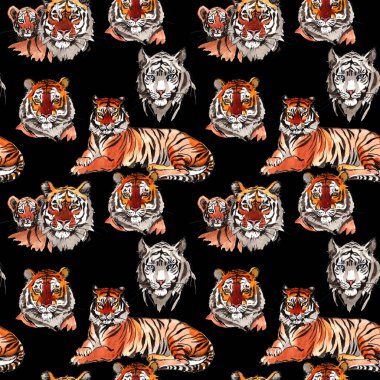 Egzotik kaplan deseni