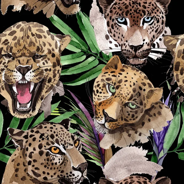 Exotic leopards pattern