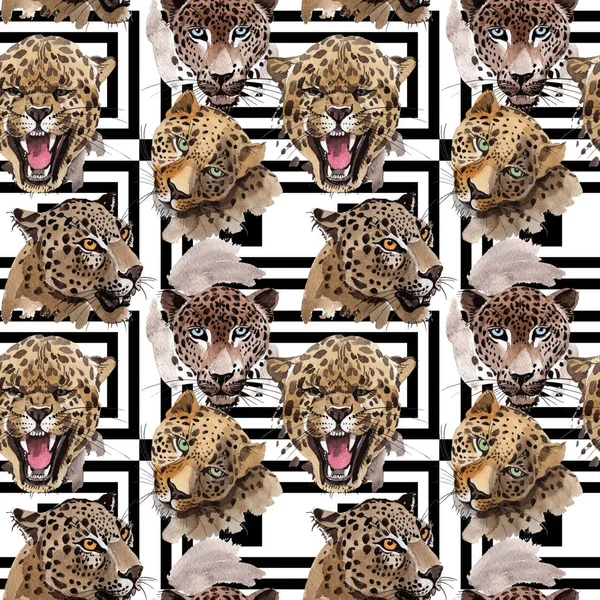 Egzotikus leopárdok minta — Stock Fotó