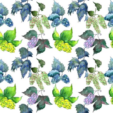 Kır çiçeği atlama çiçek deseni suluboya tarzında.