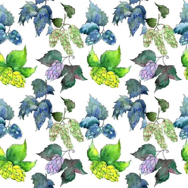 Kır çiçeği atlama çiçek deseni suluboya tarzında.