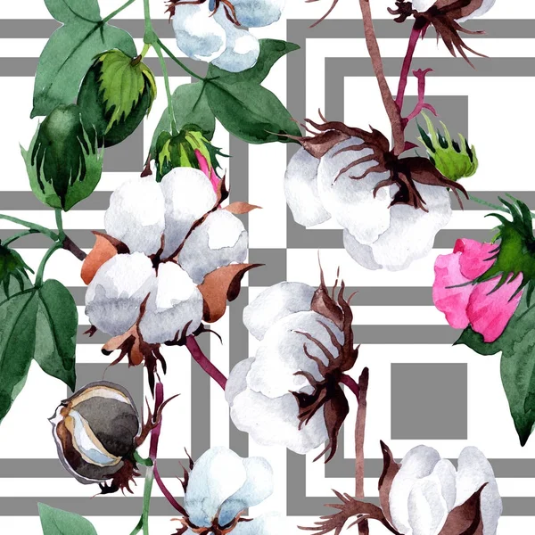 Pamuk suluboya tarzında çiçek desenli.