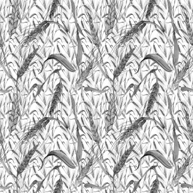 Kır çiçeği spica desen suluboya tarzında.