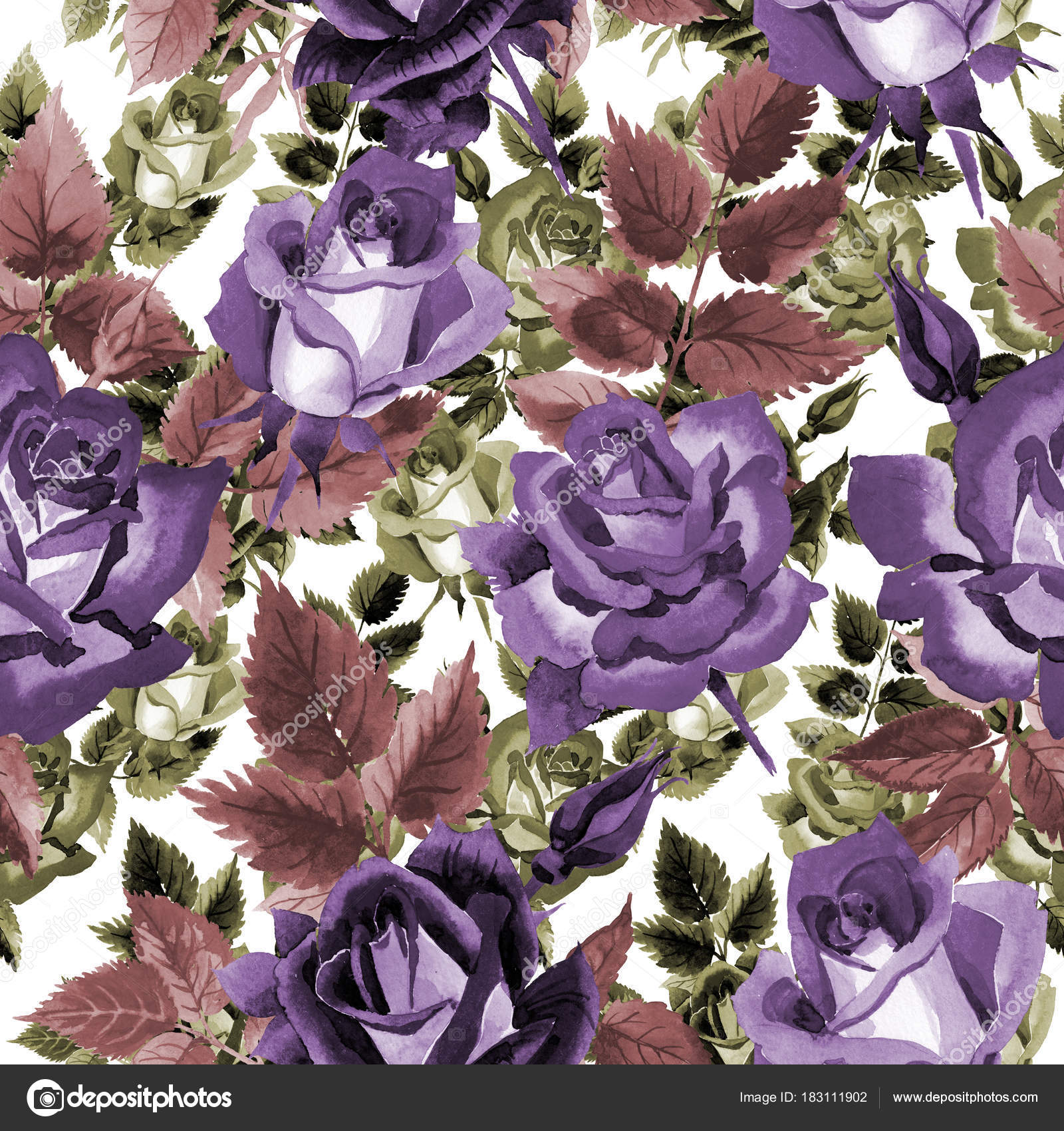 Modèle Bicolore Noir Rouge Rose Fleur Fleurs Sauvages Dans