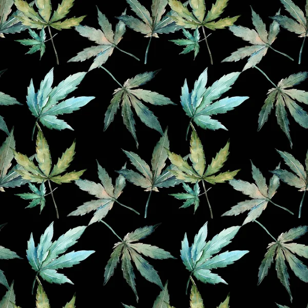 нарисованный лист марихуаны