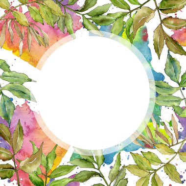 Kül çerçeve bir suluboya tarzında bırakır..