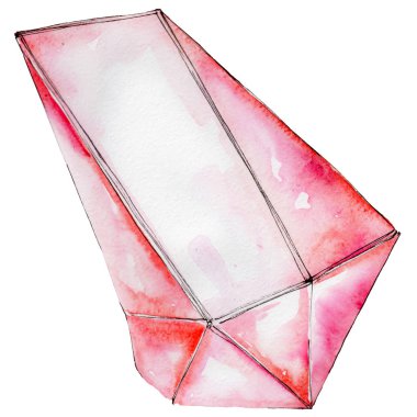 Pembe elmas taş takı maden.