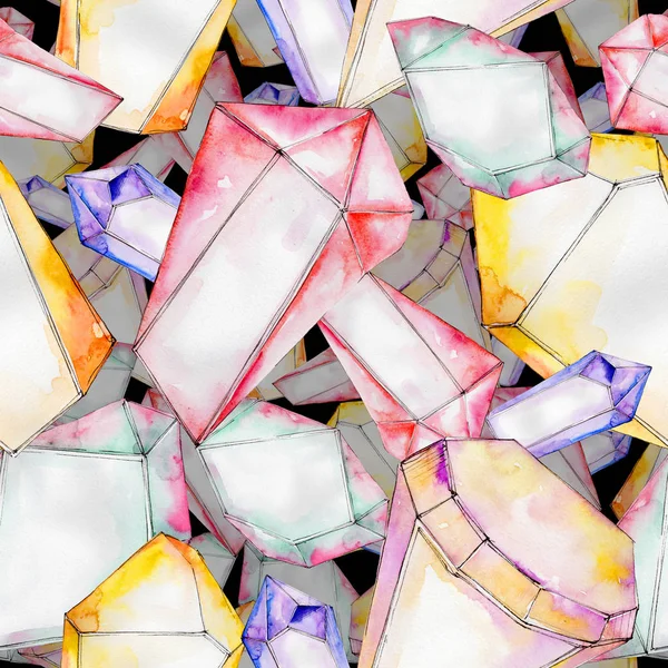 Colorful diamond rock jewelry mineral. — Stock Photo, Image
