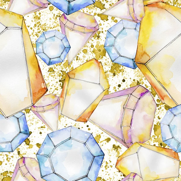 Colorato diamante minerale gioielli roccia . — Foto Stock