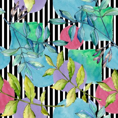 Bir suluboya tarzı desen kül bırakır.