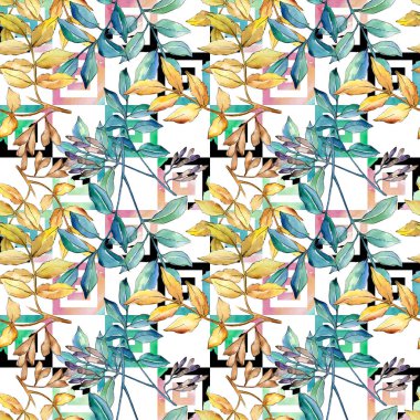 Bir suluboya tarzı desen kül bırakır.