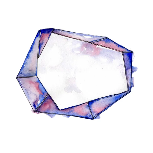 Lila diamond rock smycken mineral. — Stockfoto