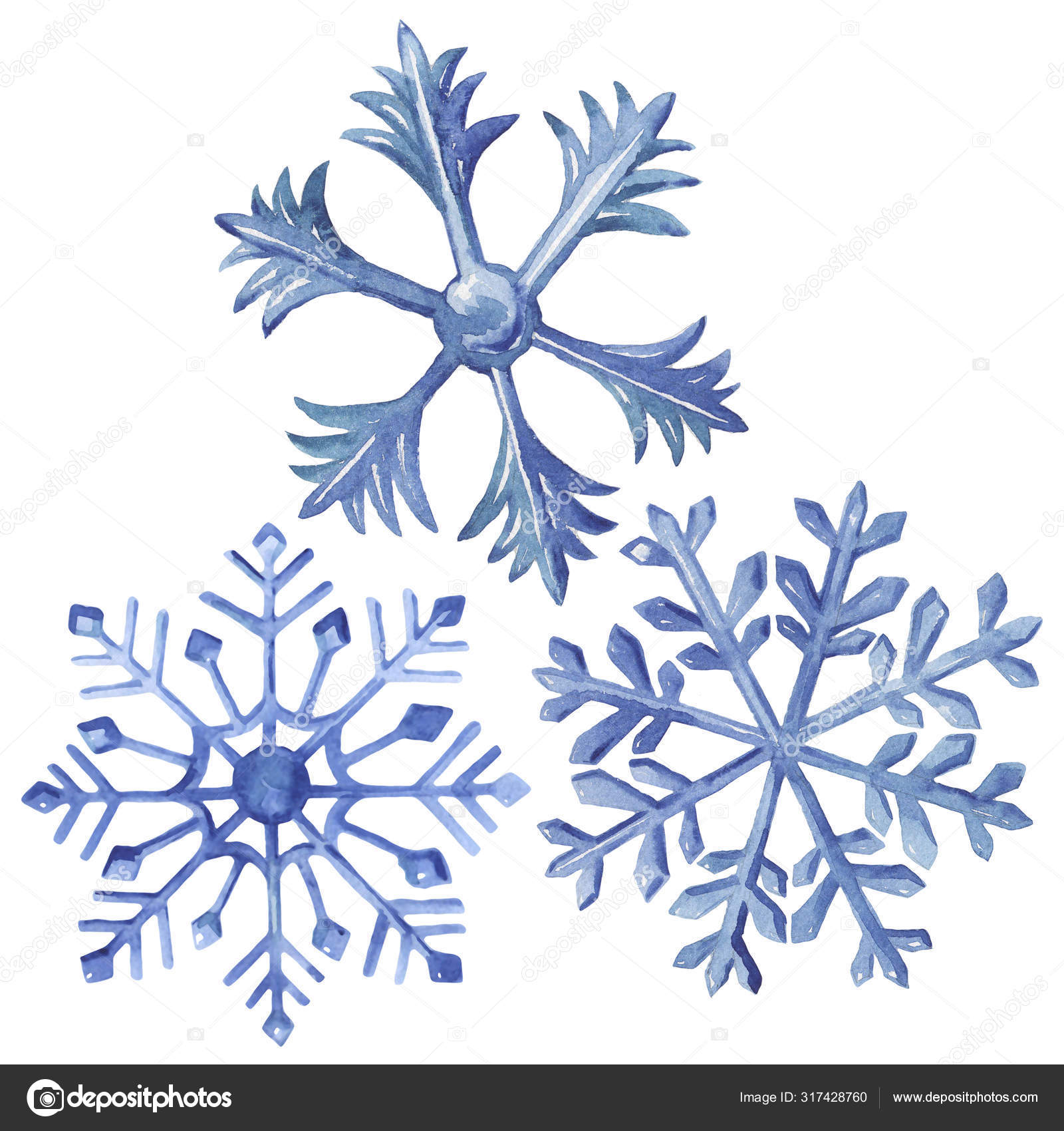 クリスマスの冬の休日のシンボルは隔離された 水彩の背景イラストセット 隔離された冬のイラスト要素 ストック写真 C Mystocks 317428760