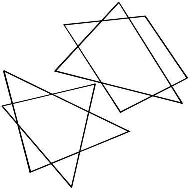 Vektör elmas mücevher minerali. İzole illüstrasyon elementi. Siyah beyaz işlemeli mürekkep sanatı..