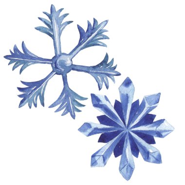 Noel kış bayramı sembolü izole. Suluboya arkaplan çizimi. İzole edilmiş kış illüstrasyon elementi.