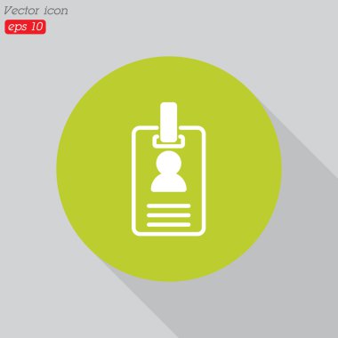 boş kimlik kartı simgesi