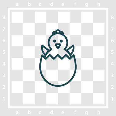 Paskalya tavuk simgesi