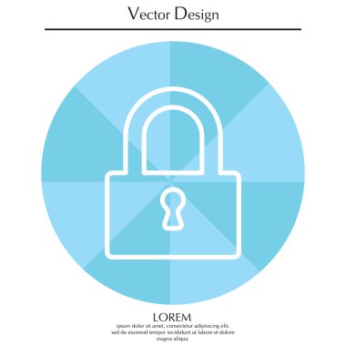 Asma kilit satırı simgesi