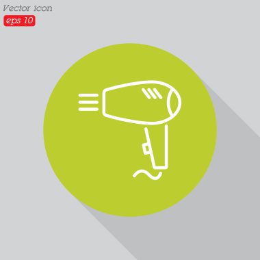 saç kurutma makinesi simge tasarım