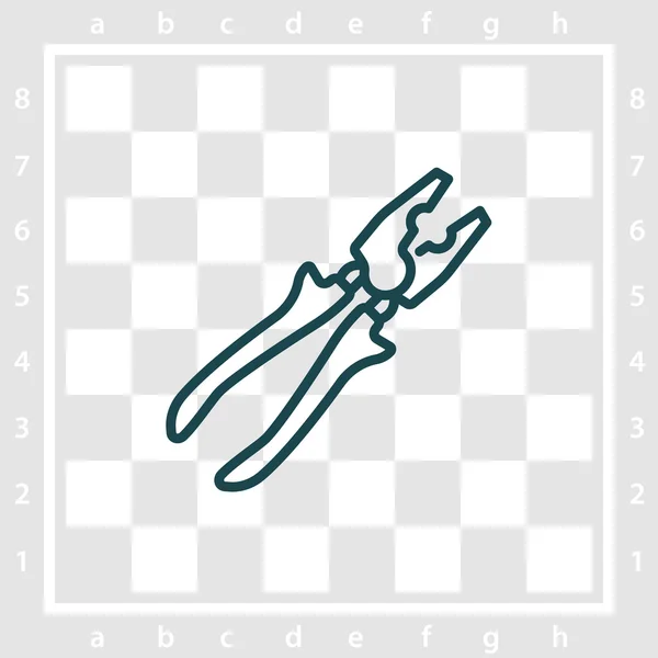 Tangen web pictogram — Stockvector
