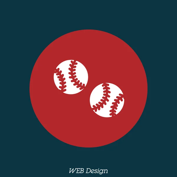 Бейсбольные мячи — стоковый вектор