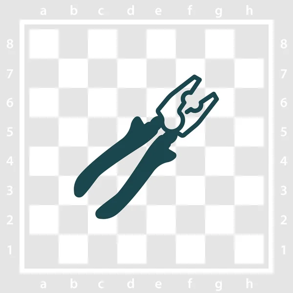 Tangen eenvoudige pictogram — Stockvector