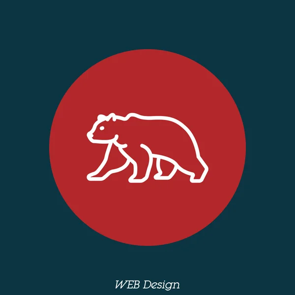 Projektowanie ikony zwierząt — Wektor stockowy