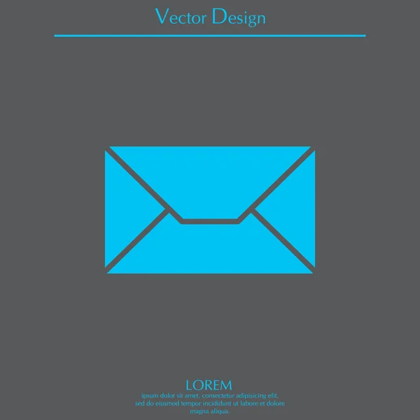 Sobre icono de correo — Vector de stock