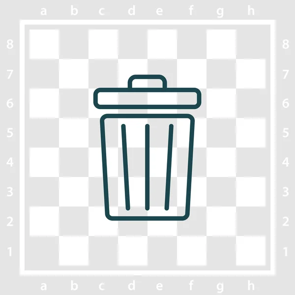 Ontwerp van Trash can icon — Stockvector