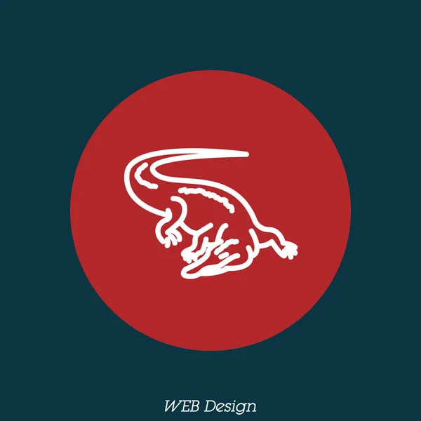 Design of animal icon — Stock Vector